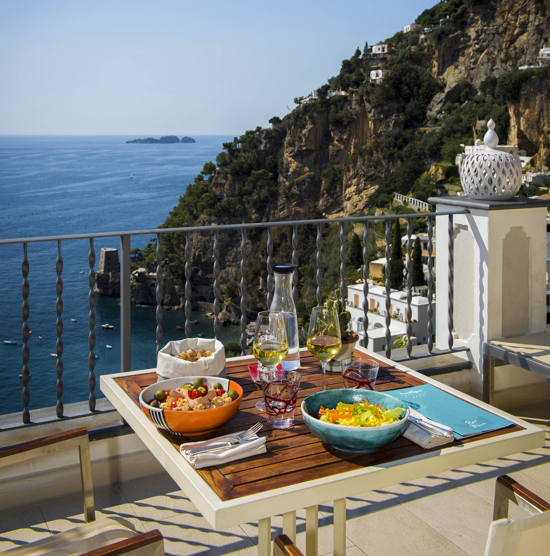 HOTEL PUNTA REGINA Positano 4* - Book on the Official Website - menu